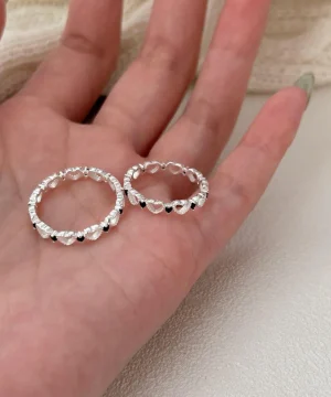 Koran Heart Silver ring