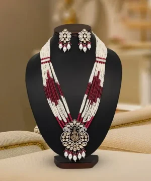 Premium Pink Pearl Mala Set