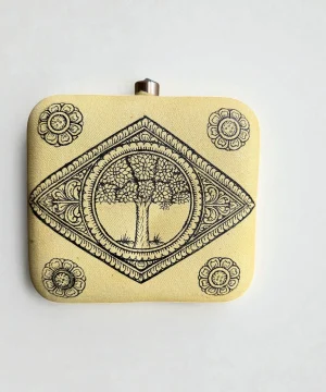 Tree of Life Pattachitra Clutch