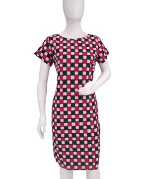Handloom Pashapalli Checkered Dress