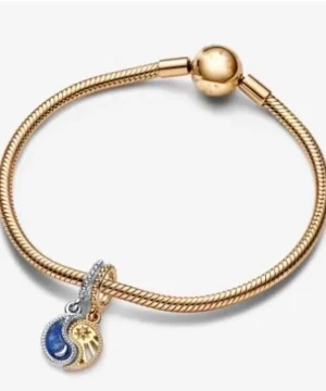 Celestial Harmony 18Kt Gold Plated Charm Bracelet