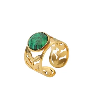 Verdant Bloom Adjustable Ring
