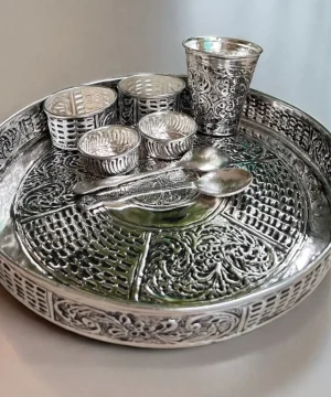 Silver-Plated Antique Dinner Set