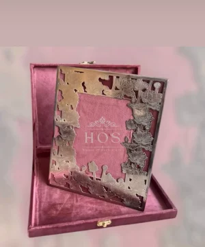 Lotus Bloom Silver-Plated Frame