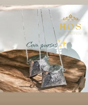 Vintage Grace Silver Coin Purse