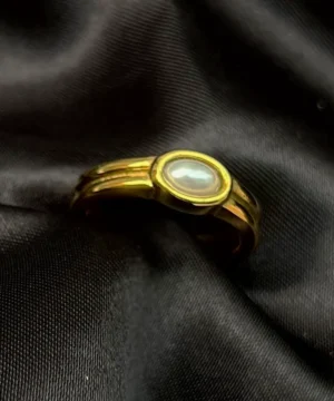 Mother of Pearl Ring - Moonlit Grace