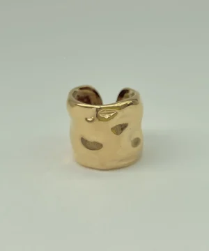 Molten Texture Band - Solace Gold